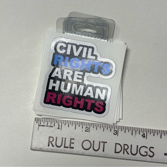 Small Civil Rights Sticker - Picture 2 of 3